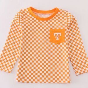 Abby&Evie TN Vols Checkered Kids Shirt